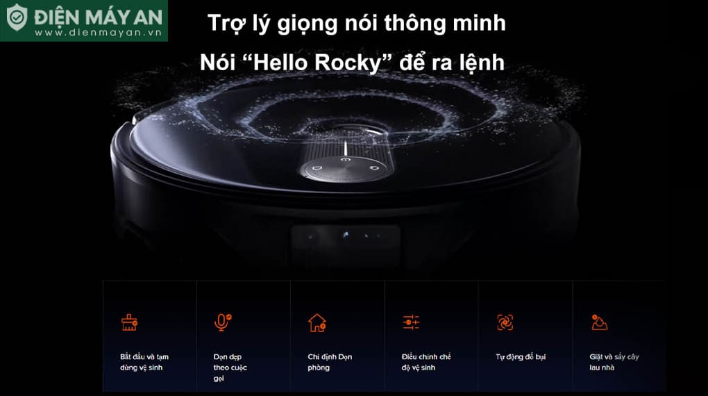 Robot hút bụi lau nhà Roborock Q Revo Slim - Đen